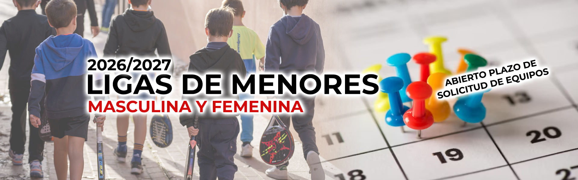 LIGA DE MENORES FMP 2026/2027