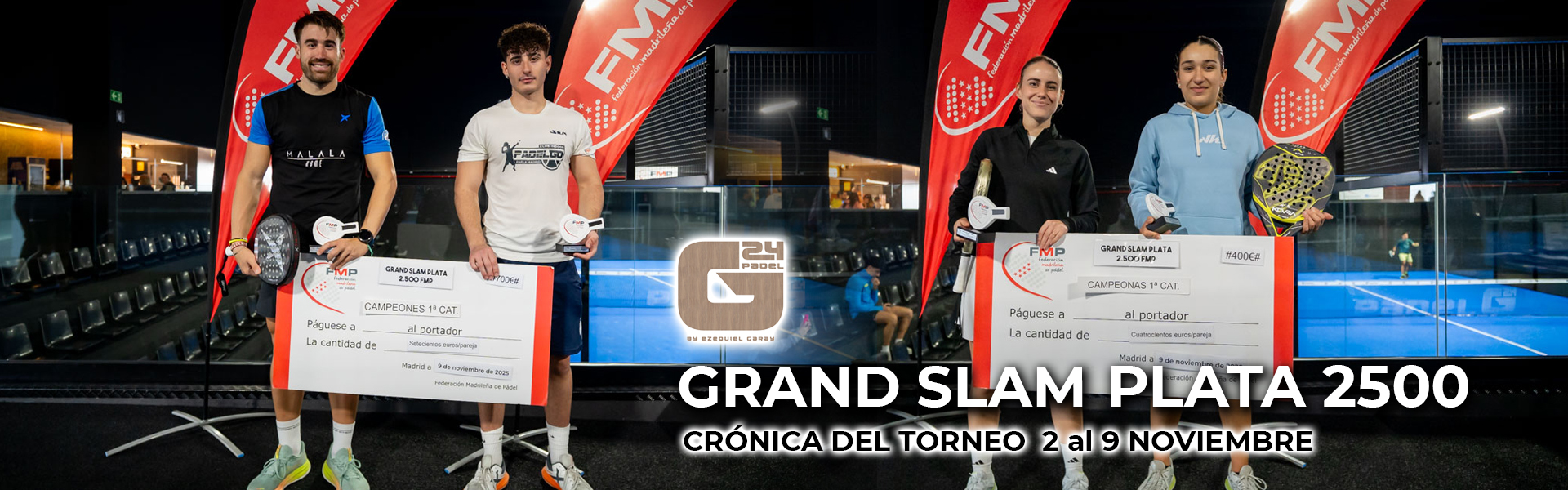 GRAND SLAM PLATA 2.500 BULLPADEL FMP