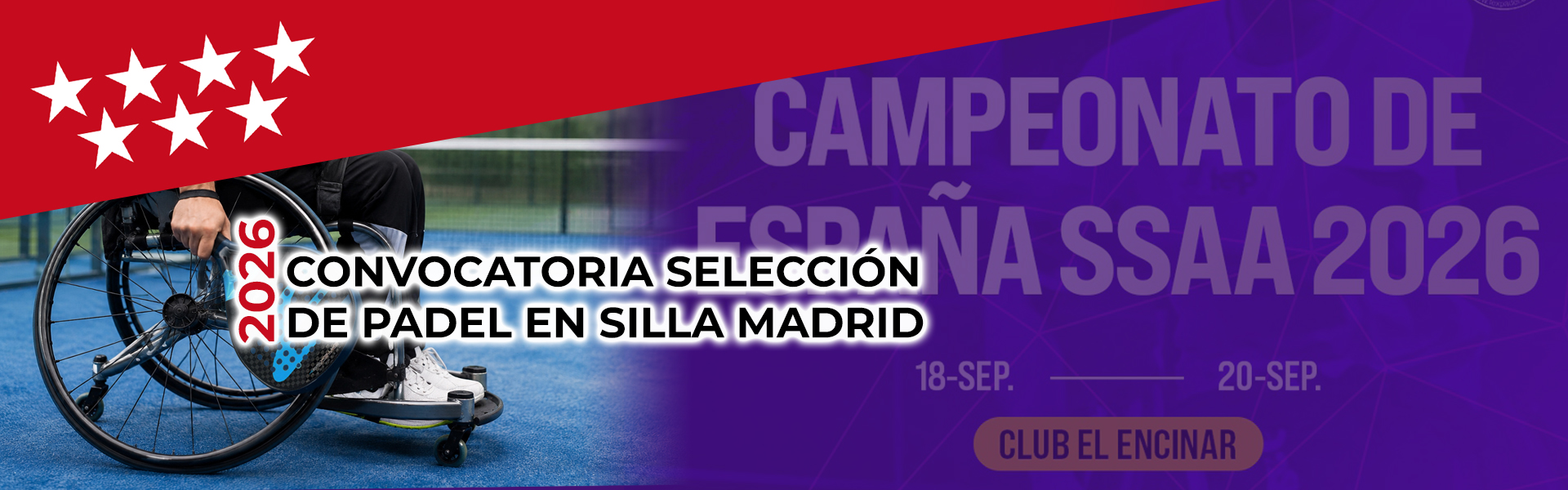 CAMPEONATO DE ESPAÑA POR SSAA DE PADEL EN SILLA 2026