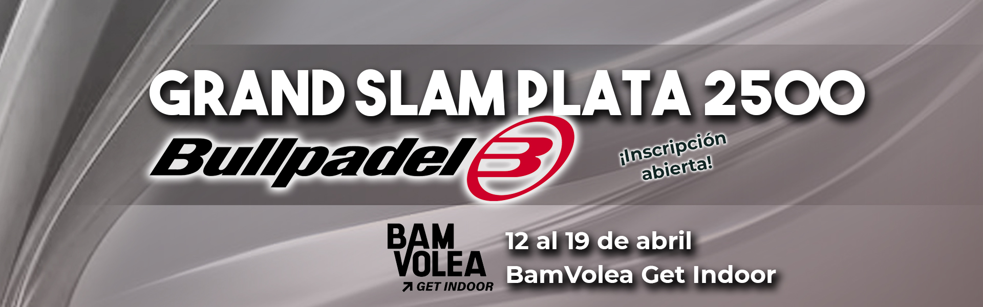 GRAND SLAM PLATA 2.500 BULLPADEL
