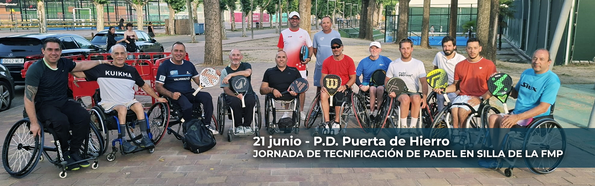 JORNADA DE TECNIFICACIÓN DE PADEL EN SILLA DE LA FMP