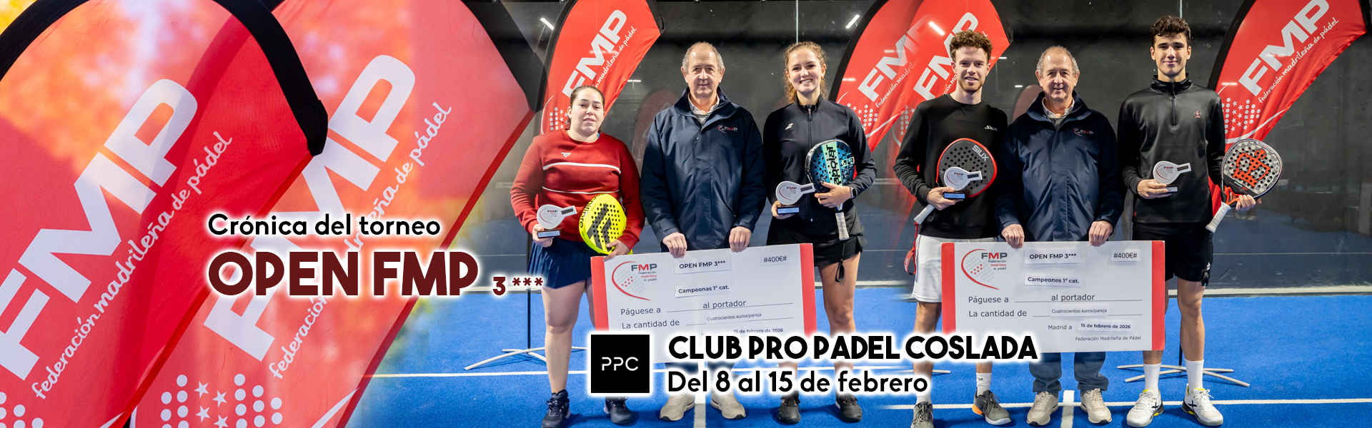 OPEN 3*** PRO PADEL COSLADA