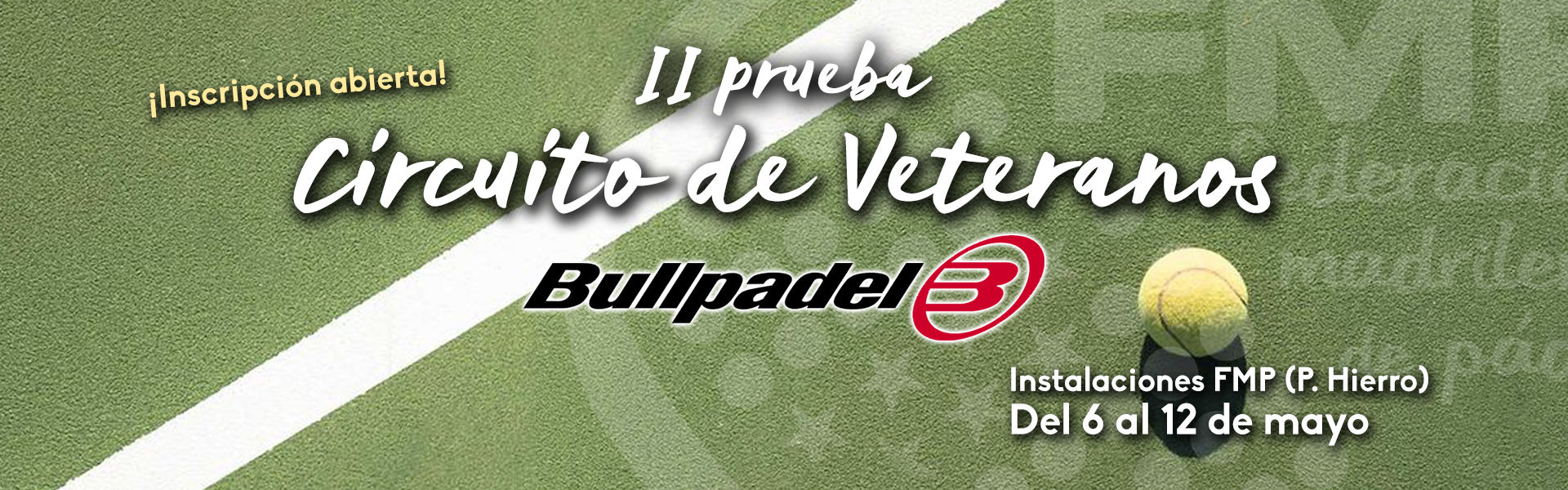 II PRUEBA CIRCUITO DE VETERANOS BULLPADEL 2024