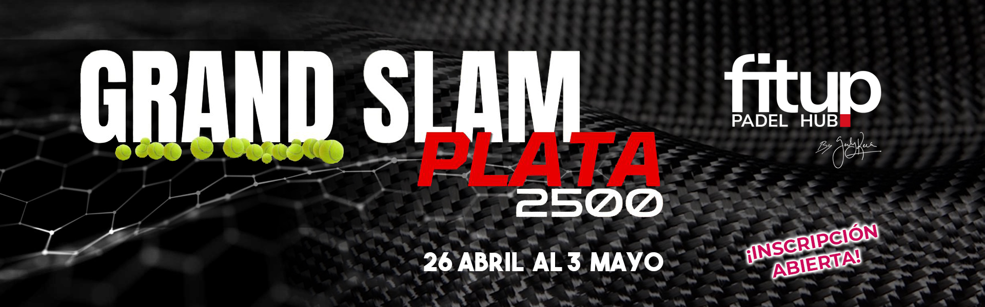 GRAND SLAM PLATA 2500 FIT UP PADEL HUB BY GABY RECA