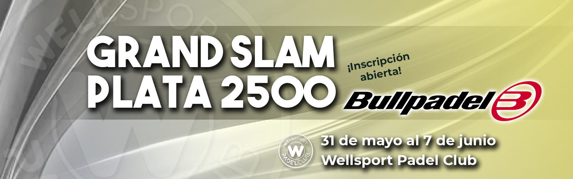GRAND SLAM PLATA 2500 FMP - WELLSPORT PADEL CLUB