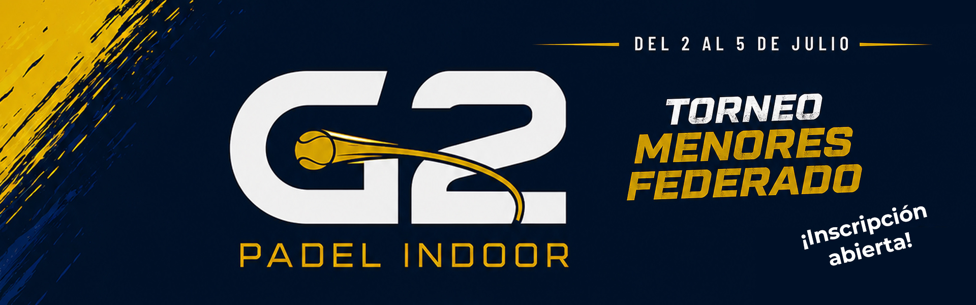 TORNEO MENORES G2 PADEL INDOOR