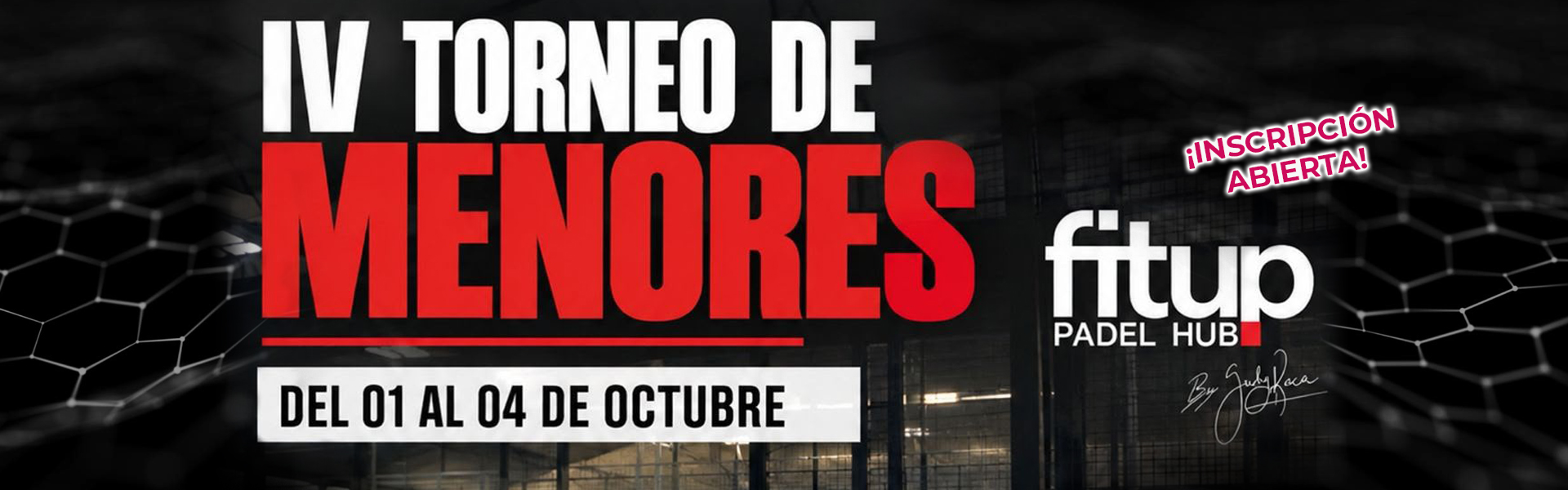 TORNEO DE MENORES FIT UP PADEL HUB