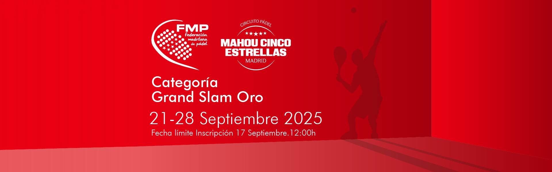 IV PRUEBA CIRCUITO DE PÁDEL MAHOU 5 ESTRELLAS