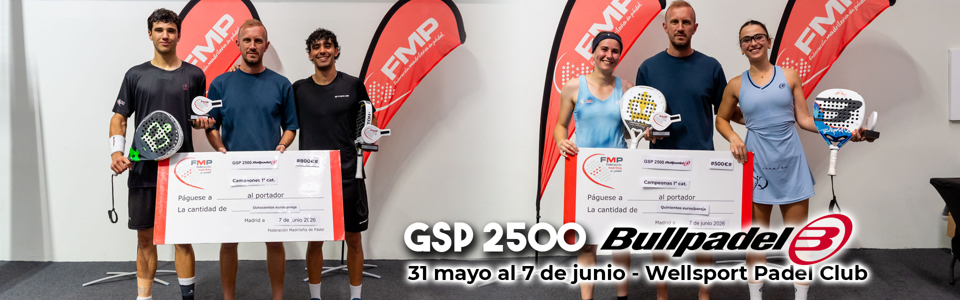 GRAND SLAM PLATA 2.500 BULLPADEL